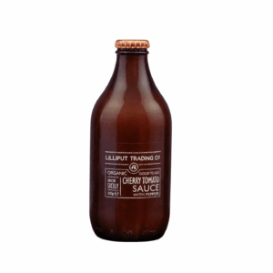 Organic, Cherry Tomato Sauce with Sweet Peppers, Lilliput Trading Co.