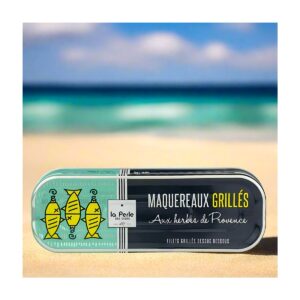 Grilled Mackerel Fillets, Herbes de Provence, La Perle des Dieux