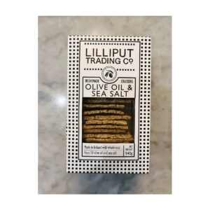 Olive & Sea Salt Crackers, Lilliput Trading Co.