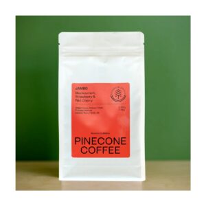 BEANS – 1kg Bag – Pine Cone Coffee, Jambo, Kenya – Strength 4 / 5