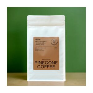 BEANS – 1kg Bag – Pine Cone Coffee, Nossa, Brazil – Strength 3 / 5