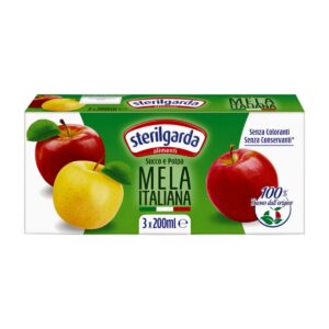 PACK OF 3, Sterilgarda, Mela, Apple Juice