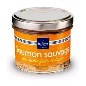 Wild Salmon, Fresh Goat Cheese & Thyme, La Perle des Dieux