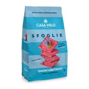 Sfoglie Beetroot & Onion Crackers, Casa Milo
