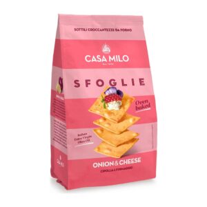 Sfoglie Cheese & Onion Crackers, Casa Milo